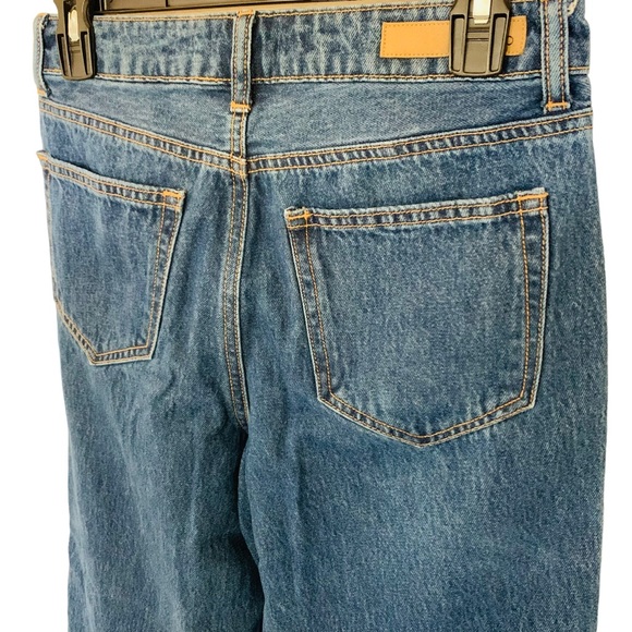 Cello | size 1 straight leg wide leg jean cut off boho 100% cotton denim - Picture 5 of 10